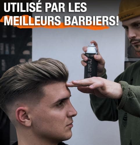 Da Dude Da Hairspray - Laque Cheveux Homme - Mat Laque Homme - Spray Cheveux Homme Laque Extra Forte - Hairspray Men dans une Boîte Cadeau Exclusive