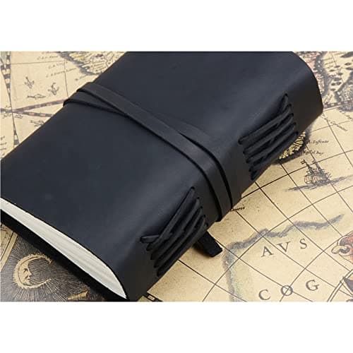 Jacklin F Carnet en cuir personnalisé avec votre texte pour maman femme homme lui | Carnet de notes en cuir Journal Journal personnalisé | Cadeau personnalisé pour les enseignants en fin de scolarité