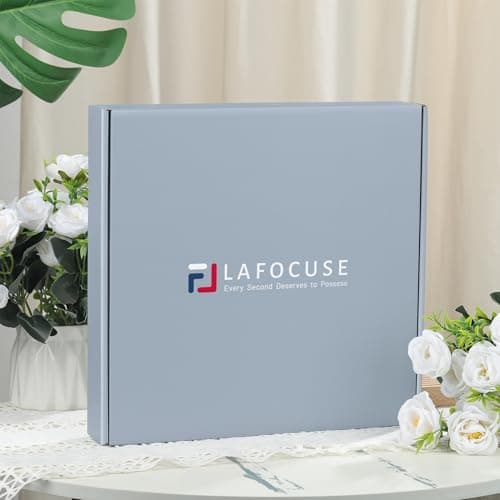 Lafocuse 30cm Horloge Murale Exterieure Etanche avec Thermomètre et Hygromètre, Vintage Blanc Pendule Murale Retro, Silencieuse Shabby Chic Deco pour Extérieur, Jardin, Balcon, Salle de Bain, Cuisine
