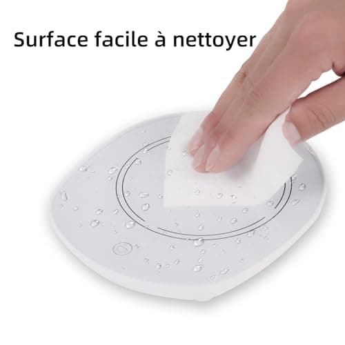 Chauffe Tasse Bureau avec Inductance Gravitationnelle pour Arrêt Automatique, Maintien Thé Lait Café au Chaud en Cuisine et Maison (avec Tasses)