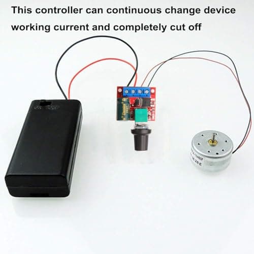 Gebildet 5pcs Mini Moteur Contrôleur de Vitesse,PWM Regulateur de Vitesse,DC 5V-35V 5A Réglable PWM Commutateur,6V 12V 24V Interrupteur Variateur de Vitesse avec Indicateur LED