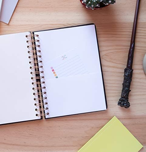 Grupo Erik - Bullet Journal Pointillé Harry Potter - Carnet de Notes A5 - Notebook - Bullet Agenda - Carnet Spirale - Lunettes
