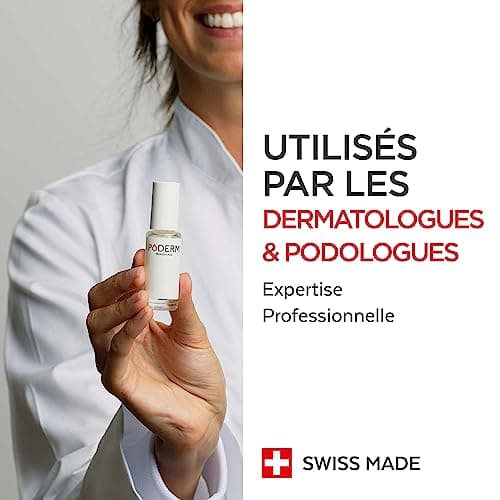 PODERM - ONGLES NOIRS ET TRAUMATISÉS | Traitement aux plantes anti-hématomes, antifongiques, antibactériennes et réparatrices | Soin professionnel pied/main | Facile & rapide | Fabriqué en Suisse