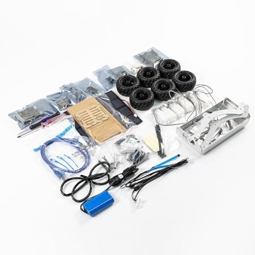 SUNFOUNDER GalaxyRVR Mars Rover Kit Robot vidéo Intelligent Compatible avec Arduino UNO R3 avec ESP32 Cam pour visuels FPV en Temps réel, Carte R3 et Piles Rechargeables incluses