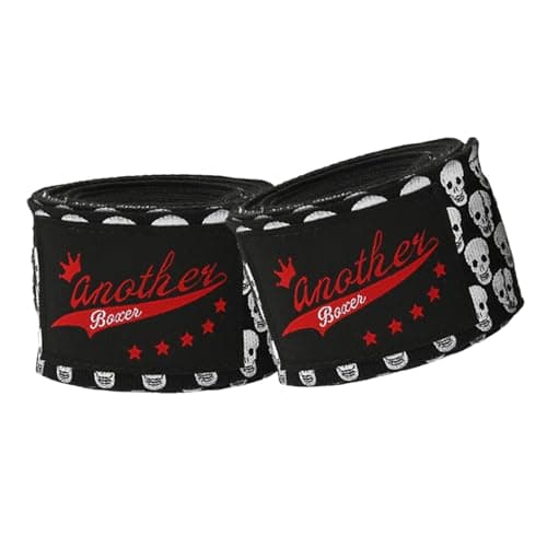 Bandages de boxe à motif tête de mort | Bandages de boxe à motif tête de mort | Bandages de boxe effrayants | Bandages de boxe à motif crâne | Soutien solide conçu pour l'entraînement et la