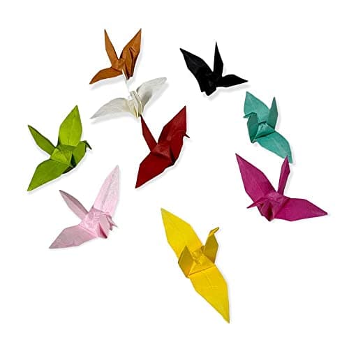 RATREE SHOP Lot de 50 feuilles de papier de mûrier carré pour origami - Pour loisirs créatifs