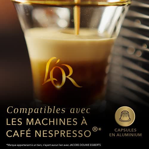 L'Or Espresso Café - 100 Capsules Delizioso Intensité 5 - compatibles Nespresso®* (lot de 10 x 10)