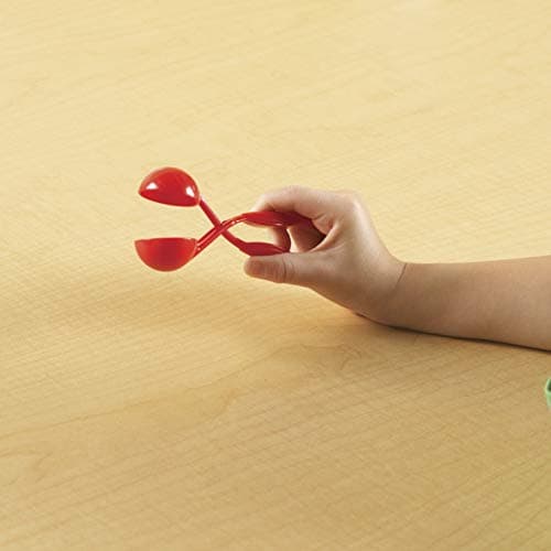 Learning Resources Pince à épiler (paquet de 6), pince motricité fine, pince montessori pour bac sensoriel, transvasement enfant pour le jeu dans le sable et dans l'eau, 3+