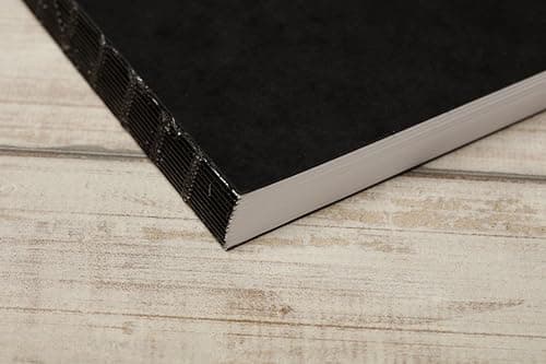 Clairefontaine 975801C Carnet Cousu Graf'Book 360° - 100 Feuilles Papier Dessin Blanc à la Surface Lisse - A5 14,8x21 cm 100g - Orientation Portrait