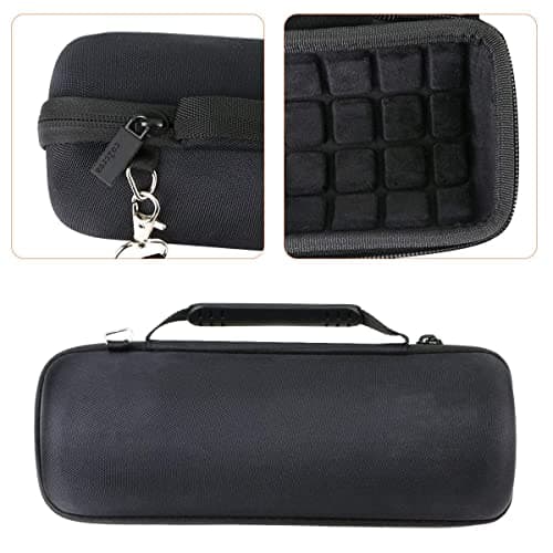 co2CREA Dur Étui de Voyage Rigide Housse Cas pour JBL Flip 6 / JBL Flip 5 Enceinte Bluetooth Portable(boîte Seule) (Flip 6/5 Housse, Noir)
