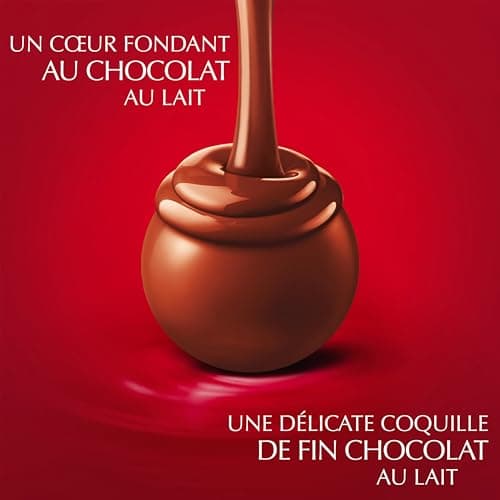 Lindt - Calendrier de l'Avent LINDOR - Assortiment de Chocolats au Lait - Cœur Fondant - Idéal pour Noël, 268g