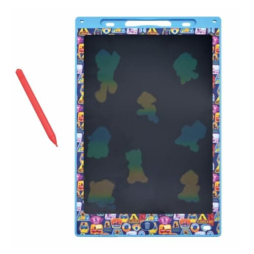 Lexibook, Ardoise Magique La Pat' Patrouille, Jouet Artistique et créatif pour Filles et garçons, Format A4 avec dessins multicolores, Bleu/rouge, CRT10PA