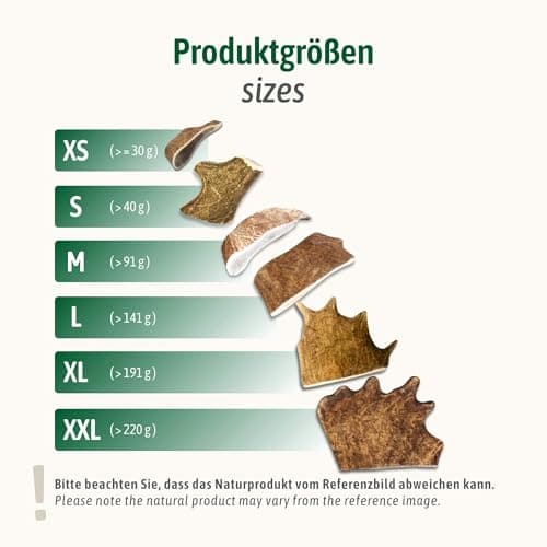 ChronoBalance® S (Lot de 1) à mâcher pour Chien : 100% Bois de cerf, Jouet à mâcher, bâton Dentaire Naturel pour Le Soin des Dents, Riche en minéraux et nutriments