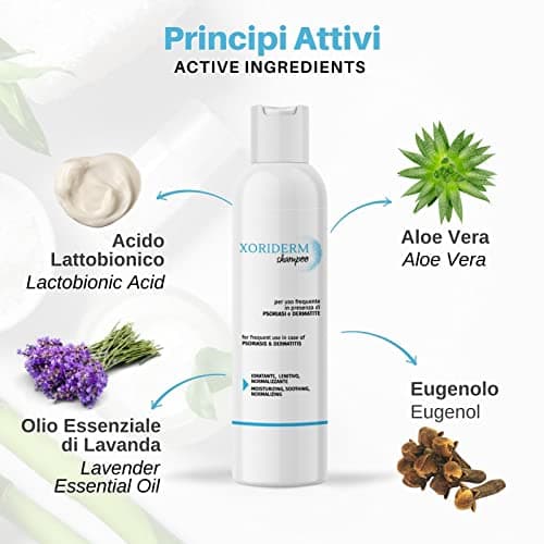 Xoriderm Shampoo délicat et utile en cas de psoriasis et de dermatite du cuir chevelu, et en cas de démangeaisons et de rougeurs de ce dernier