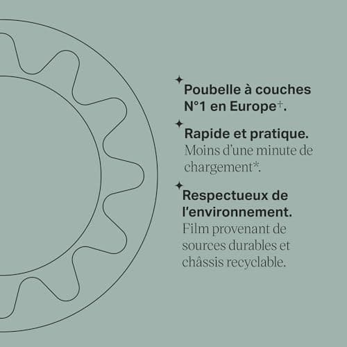 Tommee Tippee Recharges Originales pour Poubelle à couches Twist & Click, Lot exclusif de 8, Recharge rapide et Pack économique (l'emballage peut varier)