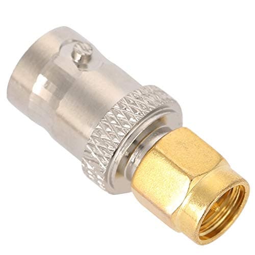 Diyeeni 5pcs SMA mâle vers BNC Femelle Adaptateur coaxial, RF Adaptateur coaxial coaxial, SMA to BNC Male Female Coax Connector (Tout en cuivre)