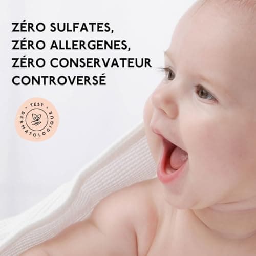MAIA - Lessive Bio Bébé & Peaux Sensibles Fleurs de Coton 1L - 33 lavages - Lavage Bébé - Ingrédients Naturels - Parfum Sans Allergène - Efficacité Prouvée - Formule Éco-Responsable