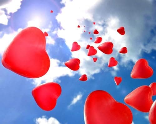 Ballon Coeur Helium, 100 Ballon Coeur Rouge, Ballon Mariage, Ballon Baudruche Coeur Latex pour Mariage Anniversaire Saint Valentin Fête Décoration -30cm (Rouge)