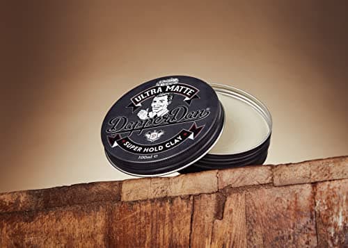 Dapper Dan Argile Capillaire Ultra Matifiante, Argile à Tenue Supérieure pour Hommes, Longue Durée, Argile Extra Forte à l'Application Facile, Parfum Subtil, 2 x 100 ml