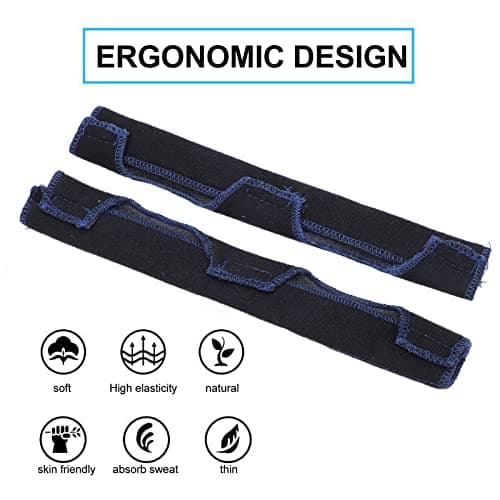 Lot de 2 Bandeau de Transpiration pour Casque de Sécurité Absorbant la Transpiration et Protégeant la Tête avec Un Coussin Anti Sueur, Confortable et Respirant pour Casque de Sécurité Lavable