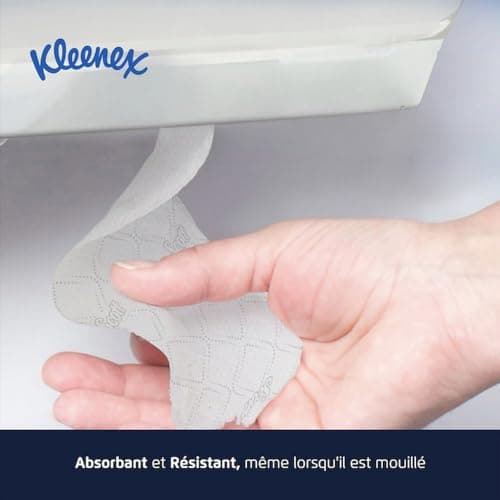 Papier toilette 2 épaisseurs Kleenex 8438 - 96 petits rouleaux x 250 feuilles (24 000 au total)
