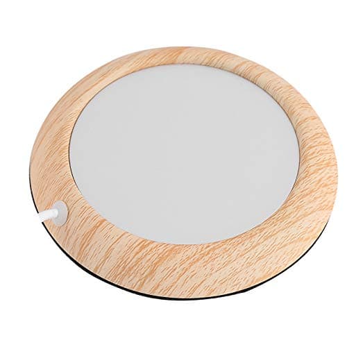 Chauffe-café USB, Akozon USB Grain Cup Warmer Heat Be Mug Mat Coussin Chauffant à café Grain Brillant (grain de noyer clair)