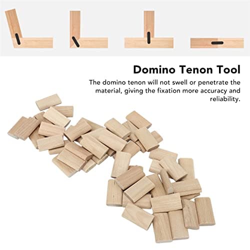 Lot De 50 Tenons Domino, 8 X 40 Mm En Bois De Hêtre Domino Tenon En Bois De Hêtre Tenons En Vrac Assortiment De Tenons Domino En Hêtre Bloc De Goujons D'insertion En Hêtre Pour le Travail du Bois