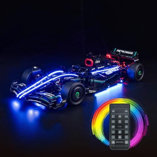 Kit d'éclairage LED avec télécommande pour Lego 42171 Mercedes-AMG F1 W14 E Performance (pas Lego), kit d'éclairage LED pour Lego Technic Mercedes-AMG F1 W14 E Performance Jouet créatif