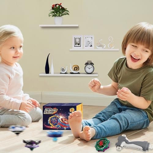 Hozuumo Bey Toupie Blade Burst Turbo Combinaison, Toupie de Combat 4D Metal Fusion avec Lanceur B-184, Bey Starter Blade, Jeu Cadeau pour Enfants de 6+ Ans