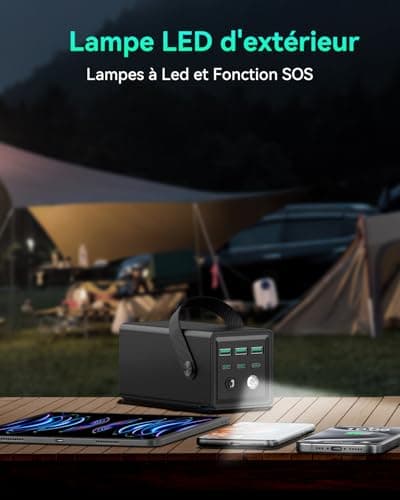 Rocoren 50000mAh External Battery, 6-Port USB C Fast Charging, 67.5W Large Capacity Power Supply for Outdoor Camping Trip, Compatible with iPhone Samsung Huawei Xiaomi GPS etc.