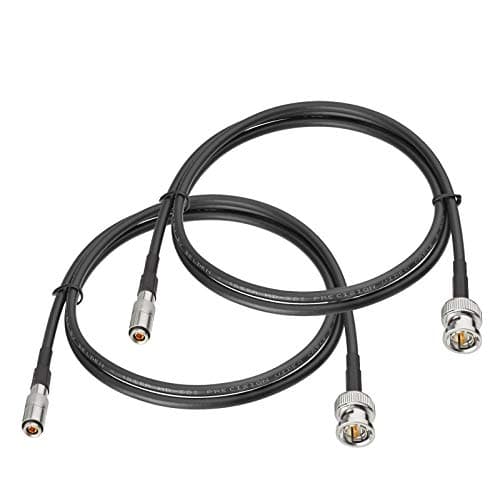 Superbat 3G 6G SDI Cable Blackmagic BNC Cable DIN 1.0/2.3 to BNC SDI Cable 100cm (Belden 1855A) for Blackmagic BMCC/BMPCC Video Assist 4K Transmissions HyperDeck Cameras 2-Pack