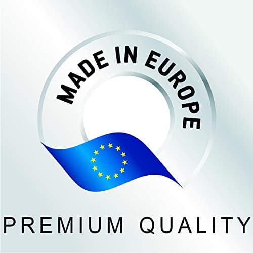Gedotec Support central de tube de placard pour montage au plafond | Support de tube de placard pour tube de placard ovale | Fixation tringle à vêtements 30 x 15 mm | Acier Chromé | 1 Pièce