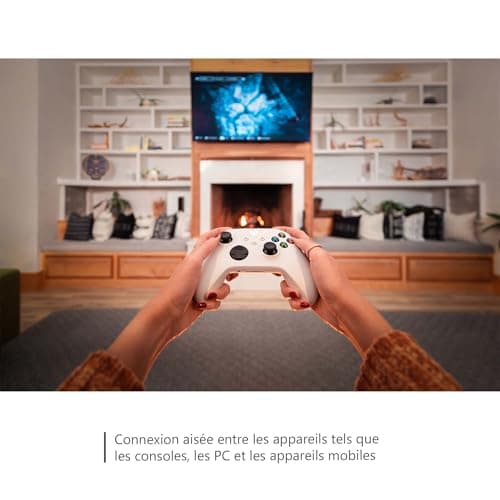 Manette Xbox Blanche Sans Fil - Robot White