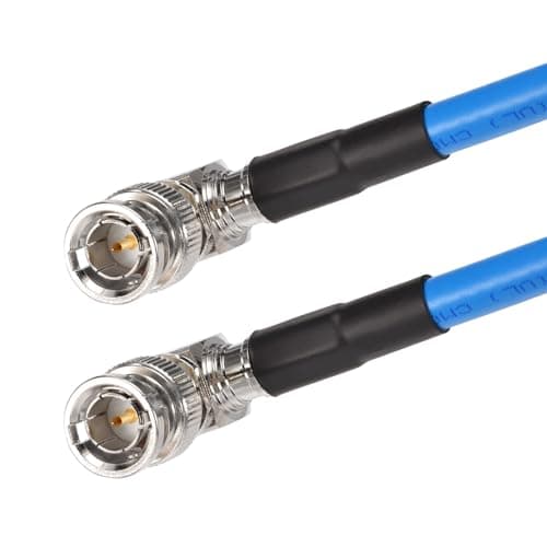 Superbat Câble BNC 2m Câble 3G/6G/12G SDI Belden 1694A Câble BNC 75Ohm Mâle à Mâle pour Camera Surveillance Équipements Vidéo Supporte HD-SDI/4K/8K Câble Vidéo de Précision (1 pièce)