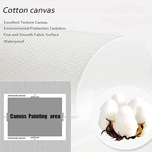 IUNTWEIE Images islamiques sur toile pour salon, décoration de chambre à coucher, poster, beige, herbe de la pampa noir et blanc, art mural pour la maison, sans cadre photo (Islamique-3, 3x50x70cm)