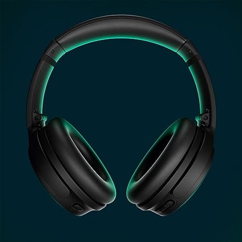 Bose QuietComfort SC Casque sans Fil à réduction de Bruit, Casque Supra-aural Bluetooth avec Une autonomie allant Jusqu’à 24 Heures, avec Étui Souple, Noir