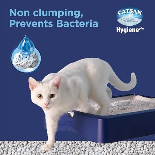 CATSAN Hygiene Plus - Litière Minérale pour Chat, Sac de 10L