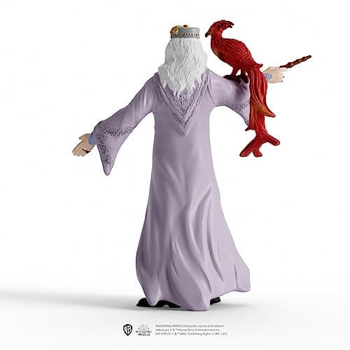 schleich 42637 Dumbledore et Fumseck, dès 6 ans, WIZARDING WORLD - figurine, 11 x 4 x 12 cm