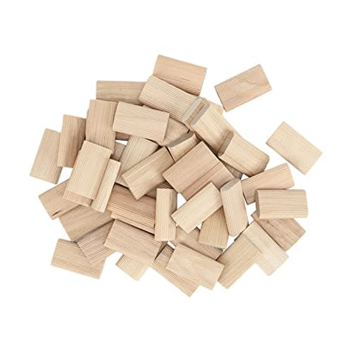 Lot De 50 Tenons Domino, 8 X 40 Mm En Bois De Hêtre Domino Tenon En Bois De Hêtre Tenons En Vrac Assortiment De Tenons Domino En Hêtre Bloc De Goujons D'insertion En Hêtre Pour le Travail du Bois