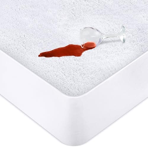 Utopia Bedding Protège Matelas 160 x 200 x 30 cm Imperméable, Certifié Oeko TEX, Alèse Drap Housse, Matelas Couvre, Respirant, Élastique Tout Autour