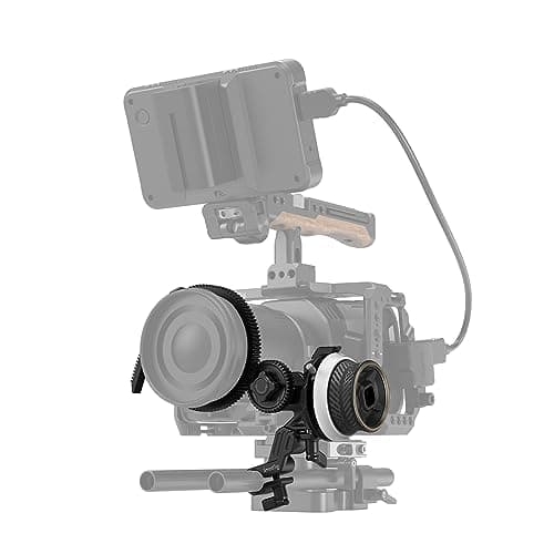 SMALLRIG Mini Follow Focus Zoom Control pour Appareils Photo Reflex Numériques/sans Miroir, Compatible avec Différentes Tailles d'Objectif - 3010C