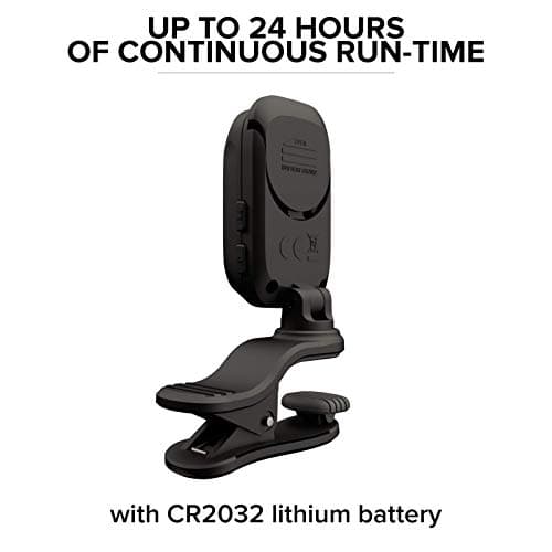 BOSS TU-02 Accordeur à pince compact, Un écran couleur lumineux avec réglage de l'angle de vue
