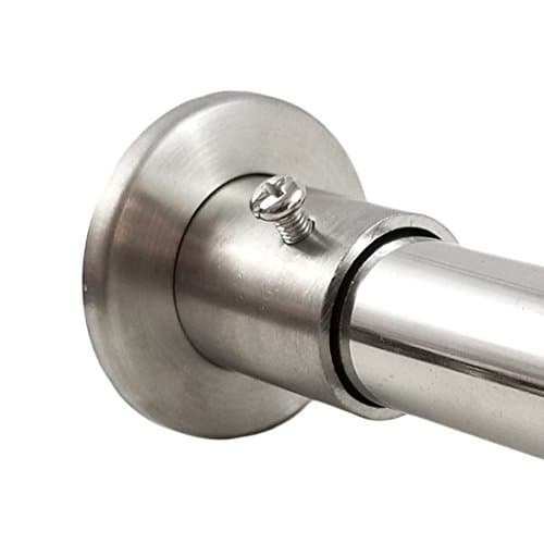 Support de tige de placard en acier inoxydable 304 pour douilles de poteau de placard Convient pour tuyau de placard jusqu'à 22 mm de diamètre extérieur Vis incluses