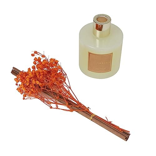Cocorrína Diffuseur Parfum Maison, Bois de Cèdre 200ml avec Diffuseur Bâtonnets diffuseur de Parfum, Batonnets Diffuseur Parfum, Reed Diffuseur pour Salle de Bain étagère décoration