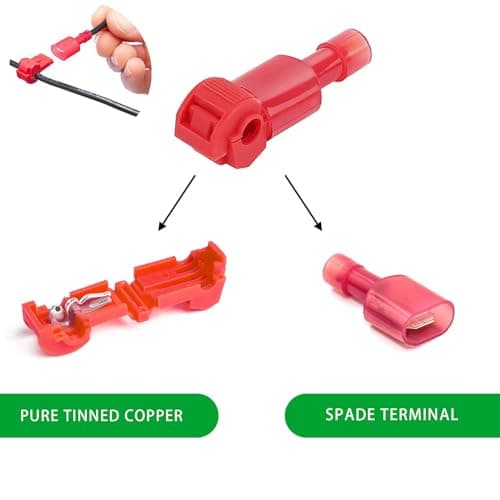 Sumnos Lot de 22 connecteurs de câble/bornes de raccordement pour robot tondeuse, bornes de connexion étanches, avec piquets d'ancrage au sol, connecteurs de câble pour robot tondeuse à gazon,