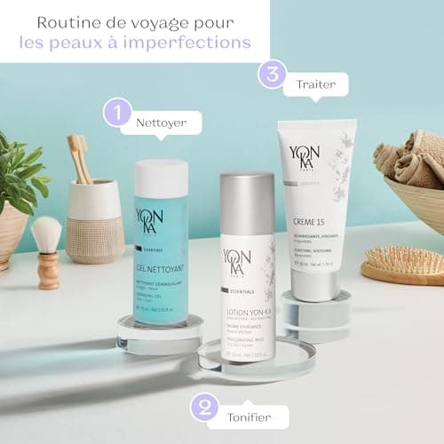 Crème15 Anti-Imperfections Yonka 50ml I Purifie, Apaise et Rééquilibre | Formule Ultra-Légère, Non Grasse | Résultats dermatologiquement prouvés I 98% d'Origine Naturelle