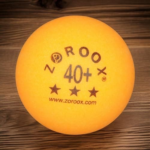ZOROOX High-Performance 3 étoiles Table Balls Pack de | 9, 18, 36 ou 72 | Orange ou Blanc | 40+ balles de ping-Pong de classement de compétition ABS (Pack de 9 balles, Orange)