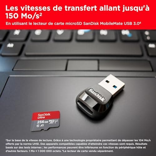 SanDisk Ultra microSD with SD Adapter - 256GB
