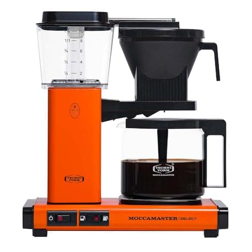 Moccamaster KBG Select, Cafetiere, Cafetiere Filtre, 1.25 Litre, Orange