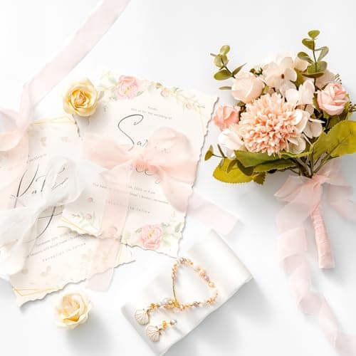 CHUQING Ruban Cadeau Vert Foncé Large 25 mm Ruban Mariage Mince Ruban Organza Vert Ruban Décoratif Rubans